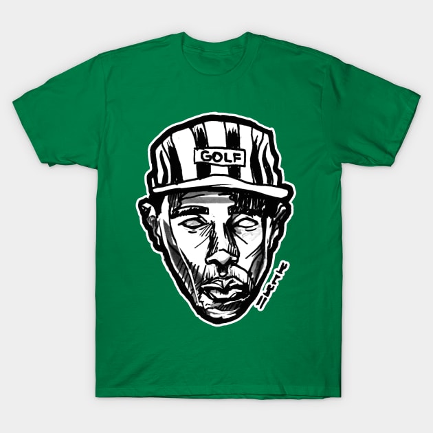 Tyler the Golf Creator T-Shirt by sketchnkustom